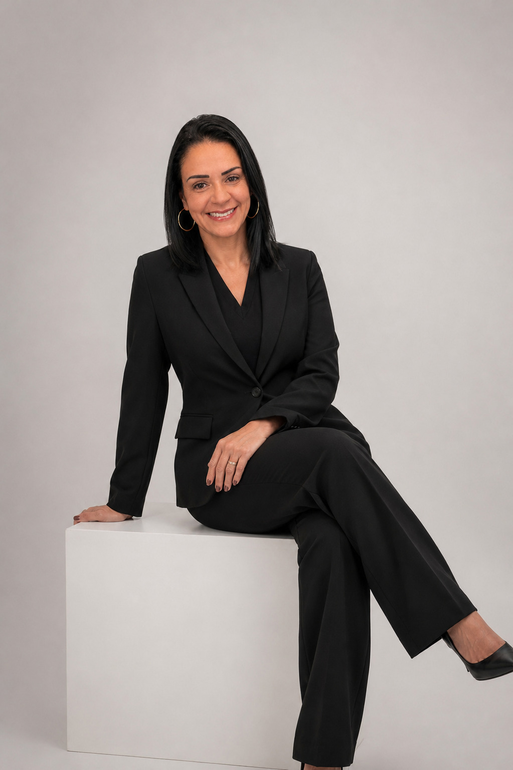 Renata Baccarini em retrato profissional